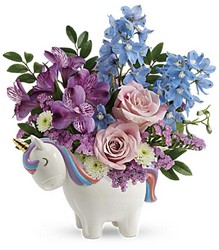 Enchanting Pastels Unicorn Bouquet from Mona's Floral Creations, local florist in Tampa, FL